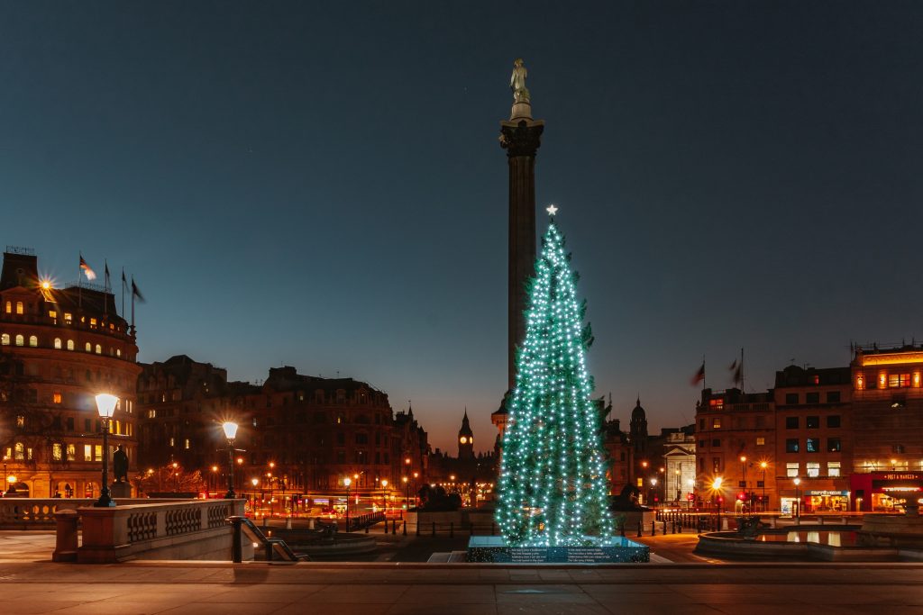 Noel ağacı Trafalgar Meydanı’na geldi