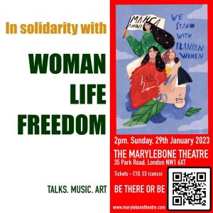 Londoners prepares for Women, Life, Freedom event