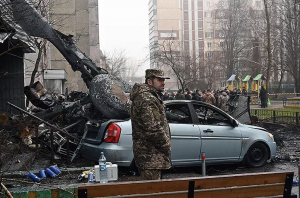 Ukrayna’da helikopter düştü, İçişleri Bakanı öldü