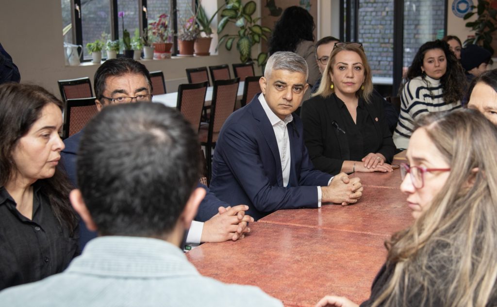 The Mayor of London visits community groups