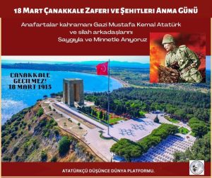 ADDP: ‘‘Çanakkale savaşları, milli mücadelenin başlaması için Türk halkının bir dirilişidir’’