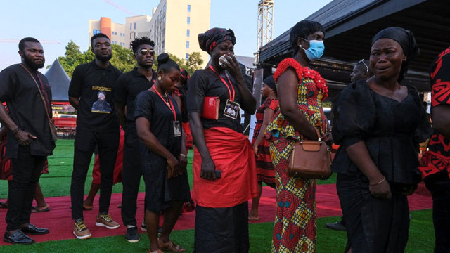 Depremde hayatını kaybeden futbolcu Christian Atsu, Gana’da törenle uğurlandı