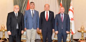 Britanyalı Kıbrıslı Türkler Derneği, Cumhurbaşkanı Tatar’ı ziyaret etti