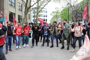 Londra’da 1 Mayıs’ta işçi sınıfı dayanışması yeniden canlandı