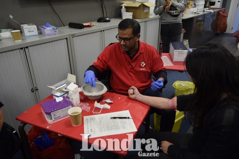 Thalassaemia screening event taking place in north London