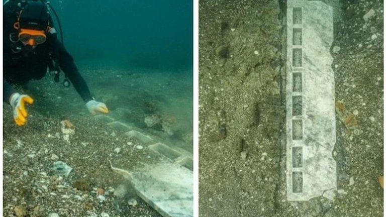 Arkeologlar sular altındaki eski bir tapınağın kalıntılarını keşfetti
