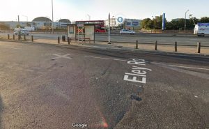 Man dies as car crashes into Edmonton bus stop