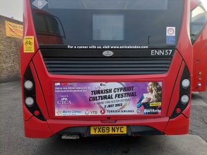 Kıbrıs Türk Kültür Festivali, Londra otobüslerinde yankılanıyor