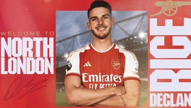 Arsenal rekor ücretle Declan Rice’ı transfer etti