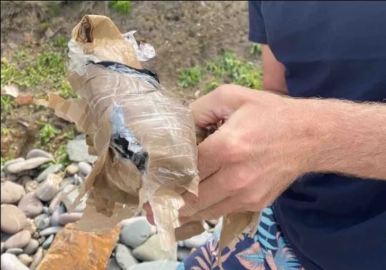Bag of cocaine worth £100,000 found by litter picker on beach