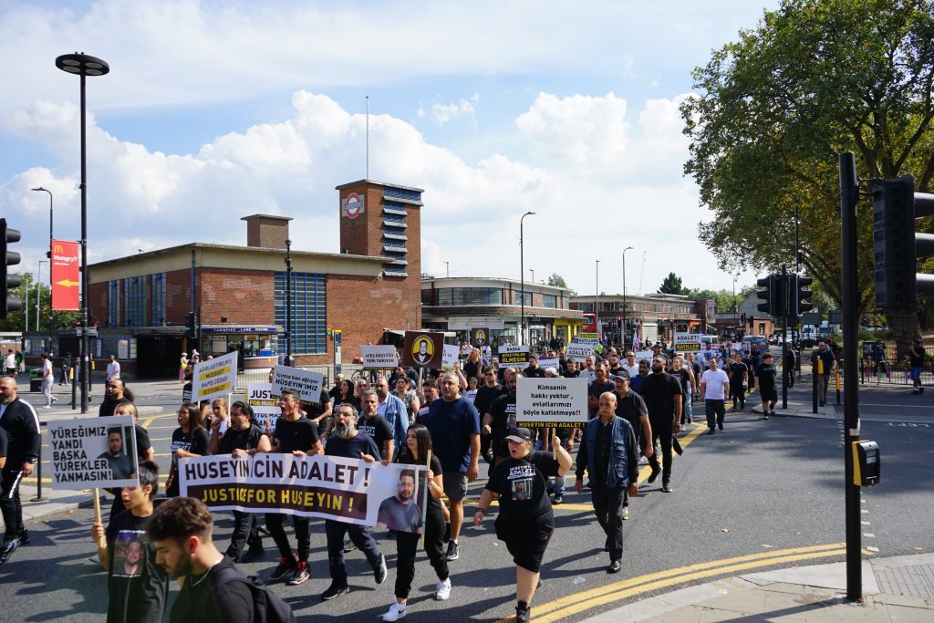 Justice march held in remembrance of Huseyin Mavideniz