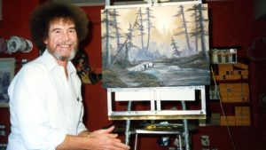 Ressam Bob Ross’un tv programında yaptığı ilk tablo 9,85 milyon dolara satışta