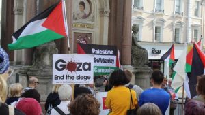 İngiltere’de Filistin’e destek gösterisi