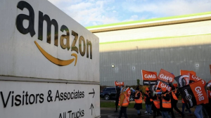 İngiltere’de Amazon işçileri greve gitti