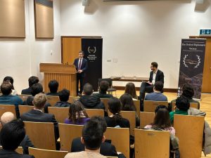 Ertaş, addresses Oxford students on global developments and foreign policy