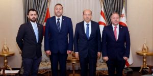 İngiltere Kıbrıs Türk Dernekleri Konseyi, Cumhurbaşkanı Ersin Tatar ile görüştü
