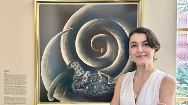 ABD’de, Türk doktora öğrencisinin tablosu birinci seçildi
