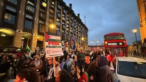 Filistin’e destek gösterisinde 40 kişi gözaltına alındı