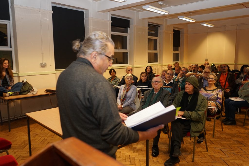 Mehmet Yaşın’ın “Sevgilim Ölü Asker” kitabının 40. Yılı Londra’da kutlandı