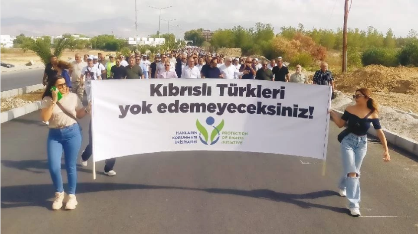 Kıbrıs Hakların Korunması İnisiyatifi, mülkiyet hakları için eylem yaptı