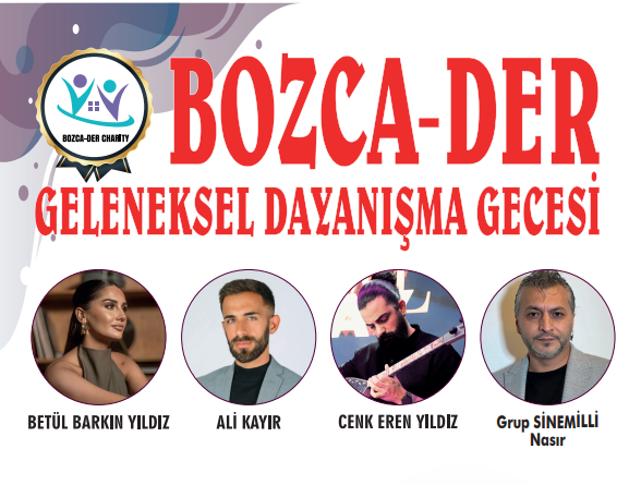 Bozca-Der’den 15. Yılını Taçlandıran Geleneksel Dayanışma Gecesi