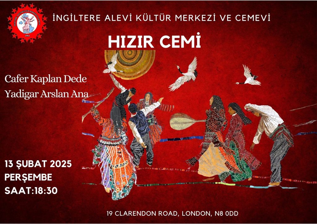 İngiltere Alevi Kültür Merkezi ve Cemevi, Hızır Cemi düzenleniyor