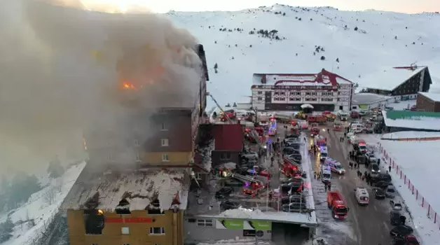 Four arrested after 66 die in hotel blaze at Turkish ski resort