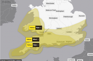 Flood alert for London amid Storm Herminia Met Office weather warnings