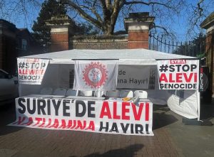 Britanya Alevi Federasyonu’ndan Londra’da çadır eylemi